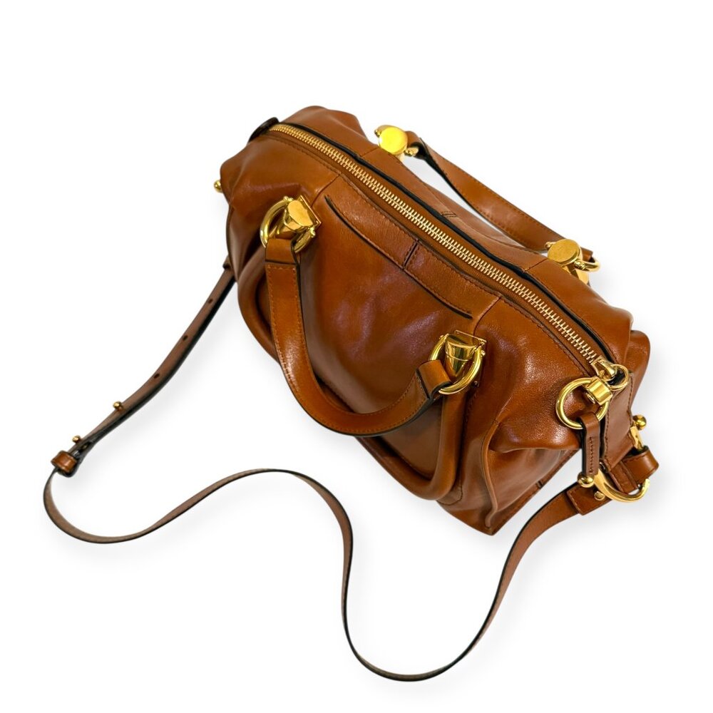 CHLOE Small "Paraty 24" Bag in Clay Brown - Picture 7 of 11